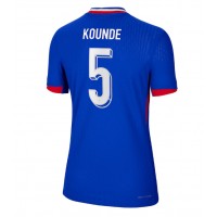 Echipament fotbal Franţa Jules Kounde #5 Tricou Acasa European 2024 pentru femei maneca scurta